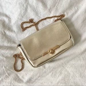 Gold Minimalist Shoulder Bag ✨